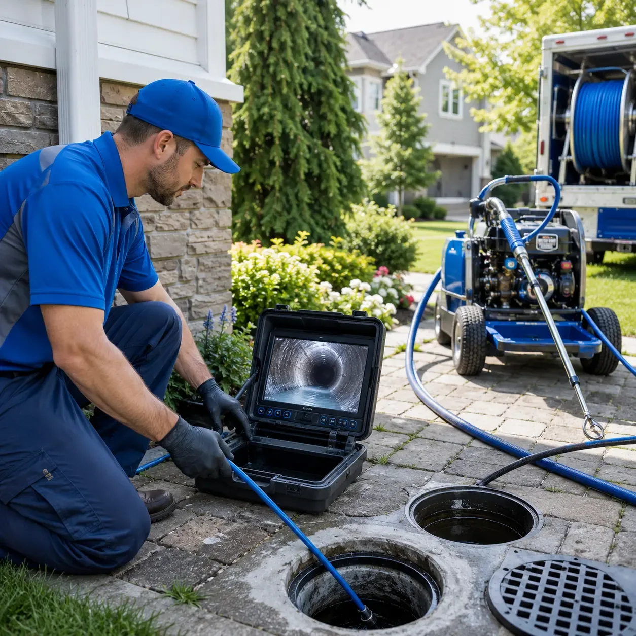 Outdoor drain cleaning professionals serving Falling Waters, WV